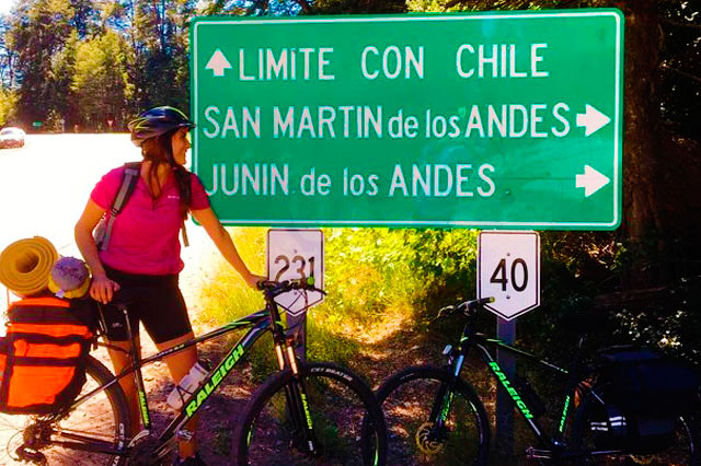 bicicleta en 7 lagos